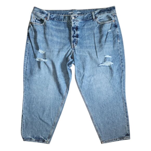 Old Navy Denim - Old Navy Jeans Womens Plus Size 22 High Rise Slouchy Taper Blue Denim‎ New NWT
